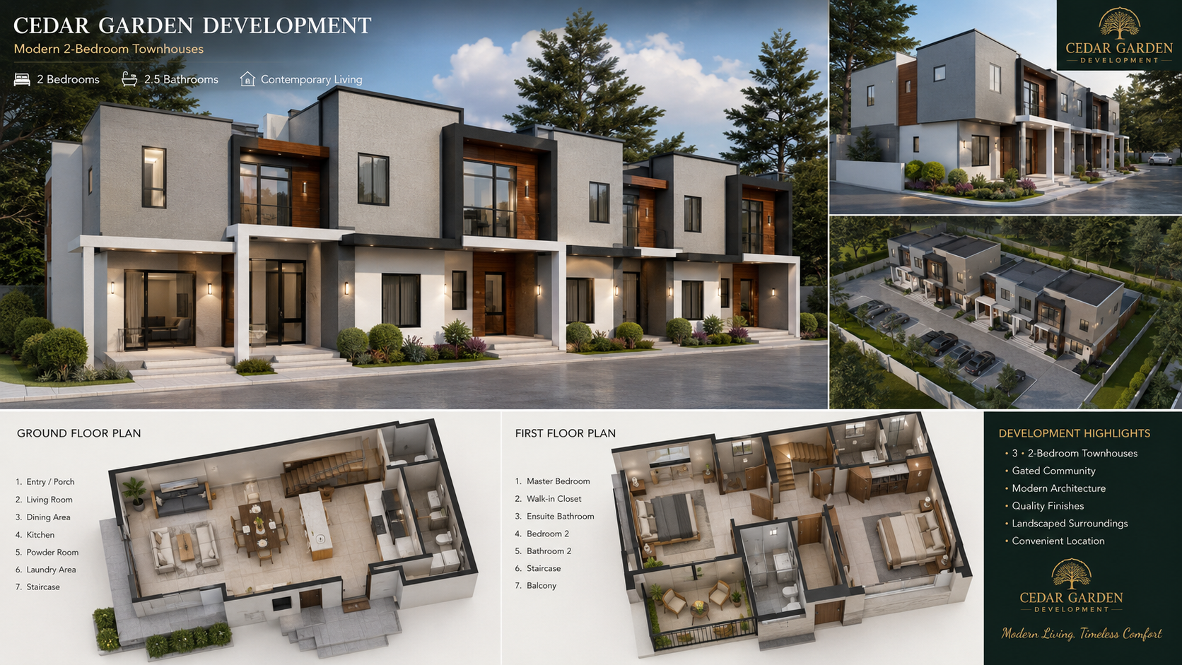 Cedar Garden Development architectural concept